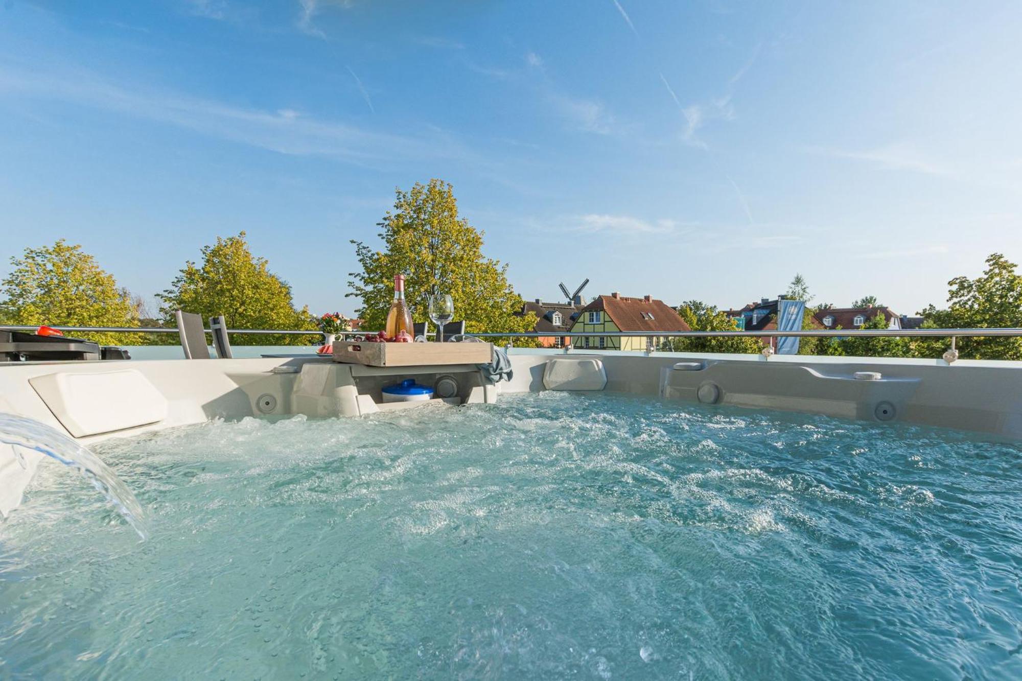 Luxus_Spa_Og_Fewo Quartier 4 _We 4_ Gohren-Lebbin Bagian luar foto